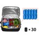 thumbnail image 5 of Bolsa aislada de gran capacidad, impermeable, portátil, a prueba de fugas, bolsa de almuerzo de tela Oxford, bolsa más fresca para viajar, , shamjiam Caja de almuerzo, 5 of 9