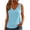 Light Blue, variant on Otntypg Linen Tank Tops for Women Dressy Casual Summer Sleeveless V Neck Side Slit Basic Solid Color Camisole Vest Loose Lightweight Comfy Beach Vacation Outfit Clothes Red XXL