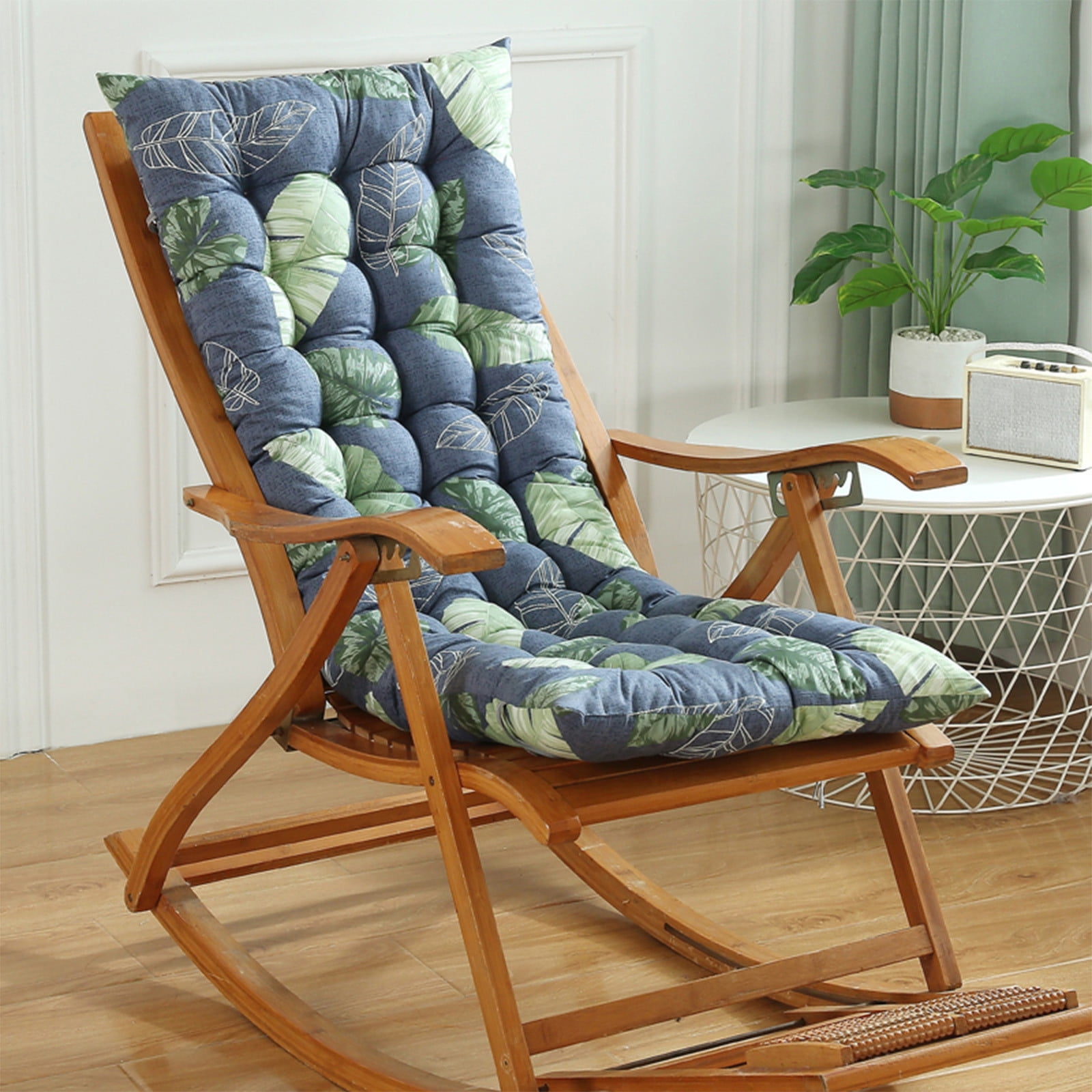 Tunhigl Thickened Chair Cushion with Ties 19 x 47 in - Soft Supportive Seat Pad for Recliner, Rocking Chair, Office & Dining Chairs - Indoor Outdoor Cushion for Back Support, Home, Patio, Gifts