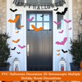 thumbnail image 4 of Bat Decorations for Halloween 3D Pvc Assorted Sizes Spooky Halloween Decor for Wall Window Door Indoor Outdoor Home Party Classroom 8 Pack, 4 of 6