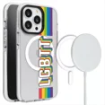 thumbnail image 1 of Funda Para iPhone Magsafe Lgbt Pride Gay Arcoíris Colores, 1 of 5