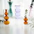 thumbnail image 6 of Raindrops Elegant Vase Plant Vase Double Glass Layers For Home Store Decor (Green), 6 of 8