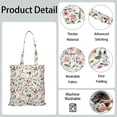thumbnail image 5 of Small Floral Foldable Shopping Bag - Durable & Compact Eco-Friendly Tote for Groceries, 5 of 5