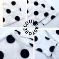 thumbnail image 5 of Womens Ladies Fleece PJ Pajama Set White Dots Size M, 5 of 5