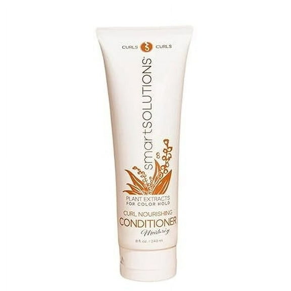 smartSOLUTIONS Curl Nourishing Conditioner, 8 oz | Defines Curls | Increases Shine | Revives Curls | Paraben-Free