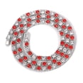 thumbnail image 1 of Nuevo collar de pulsera de tenis Iced Out de 4MM, cadena de tenis para hombres, joyería de Hip-Hop de moda para mujeres, gargantilla de cadena de regalo de 16/18/20/24/30 pulgadas Tan Jianjun unisex, 1 of 2