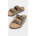 thumbnail image 3 of Sandalias Birkenstock Arizona Soft con plantilla para hombre, color caqui desteñido, 3 of 6