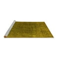 thumbnail image 2 of Ahgly Company Machine Washable Indoor Rectangle Abstract Yellow Modern Area Rugs, 2' x 3', 2 of 4