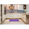 thumbnail image 5 of Ahgly Company Indoor Rectangle Patterned Purple Amethyst Purple Area Rugs, 6' x 9', 5 of 6