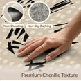thumbnail image 6 of ODIKA 3'x5' Washable Accent Rug Minimalist Lines With Scattered Modern Brush Motif Abstract Geometry Style for Bedside, Nursery Room, Pet Friendly & Non-Shedding, 6 of 7