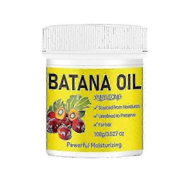 100% Pure Organic Batana Oil for Hair Regrowth, Repair & Nourishment Scalp, Prevent Hair Loss, Eliminate Split Ends, Hair Thickening Treatment for Men