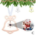 thumbnail image 3 of Personalized Projection Pendant with Photo Inside Christmas Tree Ornament м, 3 of 5