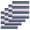 Navy Pink, variant on Orange Navy Blue Striped Kitchen Dish Towels for Drying Dishes Set of 2, Gradient Horizontal Lines Waffle Weave Microfiber Hand Tea Bathroom Towels Quick Dry & Absorbent Towel 12x12