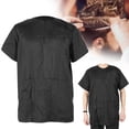 thumbnail image 4 of Tebru Hairdressing Salon Gown,Salon Accessory,Hair Stylist Grooming Smocks Haircut Cape Barber Apron with Pockets for Hair Salon, 4 of 8