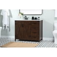 thumbnail image 2 of Elegant Decor Grant 42" Aluminum MDF Single Bathroom Vanity in Expresso, 2 of 8