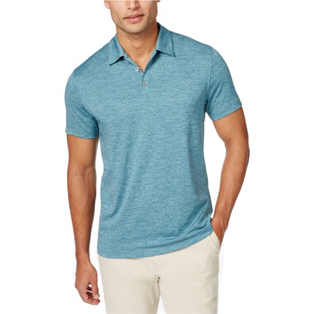 Alfani Performance Rugby Polo para hombre, verde, pequeño