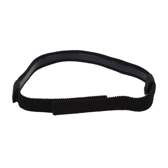 Diadema para cánula nasal con forro de silicona, elástica y ajustable, previene el dolor de oídos, protector de oídos, soporte para cánula, color negro