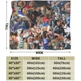 thumbnail image 3 of jey Wresting USO Flannel Cute Blanket,Soft Custom Fleece Throw Blanket for Couch Bed Sofa Living Room,Girls Washable Warm Plush Air Condition Blankets 40x50, 3 of 6