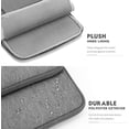 thumbnail image 3 of Funda para portátil MoKo para 13,3 a 14 pulgadas, color gris claro, 3 of 8