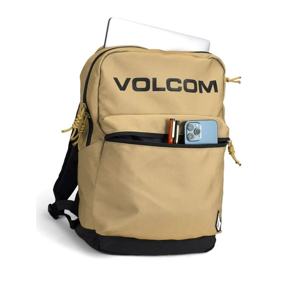 Volcom 26L 3 Compartment School Khaki Backpack