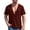 Coffee, variant on Deep V Neck Tees for Men Waffle Ribbed Knit Loose Fit Lightweight Flex Shirts Summer Casual Gym Workout Daily Comfort Soft Tops