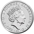 thumbnail image 2 of Lot of 5 - British Royal Mint Queen's Beast; Unicorn - 2 Oz Silver Coin .9999 Pure, 2 of 3