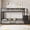 Black, variant on MODERNLUXE Twin Size Bunk Bed with Storage Staircase, White