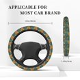 thumbnail image 4 of KLL Car Steering Wheel Cover, Universal 15 inch, Soft Elastic and Comfortable,Car Accessories Decorations Knitted Woodland Squirrel, 4 of 6