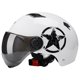 thumbnail image 2 of Casco de bicicleta negro mate para hombre y mujer, luz trasera para bicicleta de montaña y carretera, moldeado integralmente Fivean Cascos de ciclismo, 2 of 2