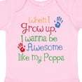 thumbnail image 4 of Inktastic Awesome Like Poppa Boys or Girls Baby Bodysuit, 4 of 5