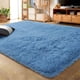 thumbnail image 1 of Alfombra LOCHAS ultrasuave y esponjosa para sala de estar, 160 x 230 cm, azul, 1 of 7