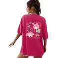 thumbnail image 1 of Playera Manga Corta Mujers Melody Oversized Adorable T-shirt, 1 of 6