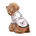 thumbnail image 2 of Yiaed Pink Butterflies (2) Print Dog Hoodie Security Pet Dog Costume Pets Dog Hoodie Sweatshirt with Pocket for Small Dogs-XX-Large, 2 of 5
