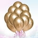 thumbnail image 2 of 50 globos de látex gruesos de 10 pulgadas suministros de adornos de fiesta de color metálico (dorado), 2 of 8