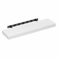 thumbnail image 4 of Furinno TANNA 9 x 35 2-in Thick Invisible Brackets Floating Shelves White, 4 of 4