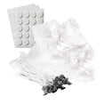 thumbnail image 1 of Set de cera en gel para hacer velas Vehipa, 1 kg, con mechas y pegatinas, 1 of 6