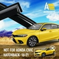 thumbnail image 4 of AEROGUYS Tape-On Window Deflectors Extra Durable Window Visors Rain Guards Fit for Honda Civic 2022-2026, Sun Visors, Wind Vent Visors, Truck Accessories - 6 pcs. AG0496, 4 of 9