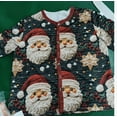 thumbnail image 4 of Winter Warm Women's Festive Christmas Design Print Button up Cardigan Sweater Cable Knit Long Sleeve Knitwear Outerwear, 4 of 8