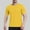 Gold, variant on Men's Clothing Dgankt Mens Undershirts Fashionable Men's Solid Color Short Sleeved Mesh Breathable Tight Fitting T-shirt