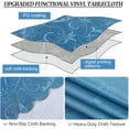 thumbnail image 4 of Waterproof Vinyl Tablecloth, Rectangle Heavy Duty Table Cloth, Wipeable Table Cover for Kitchen and Dining Room (40inch*63inch), 4 of 5