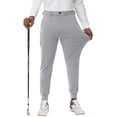 thumbnail image 2 of Pantalones deportivos de golf JWM para hombre, elásticos, con trabillas para cinturón, ajustados, 2 of 6