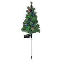 Solar Powered Christmas Tree Lights, LED Outdoor Garden Christmas Decorations, Plug-in Solar Lights for Yard, Patio, Holiday Lighting for Xmas Tree and Outdoor Spaces