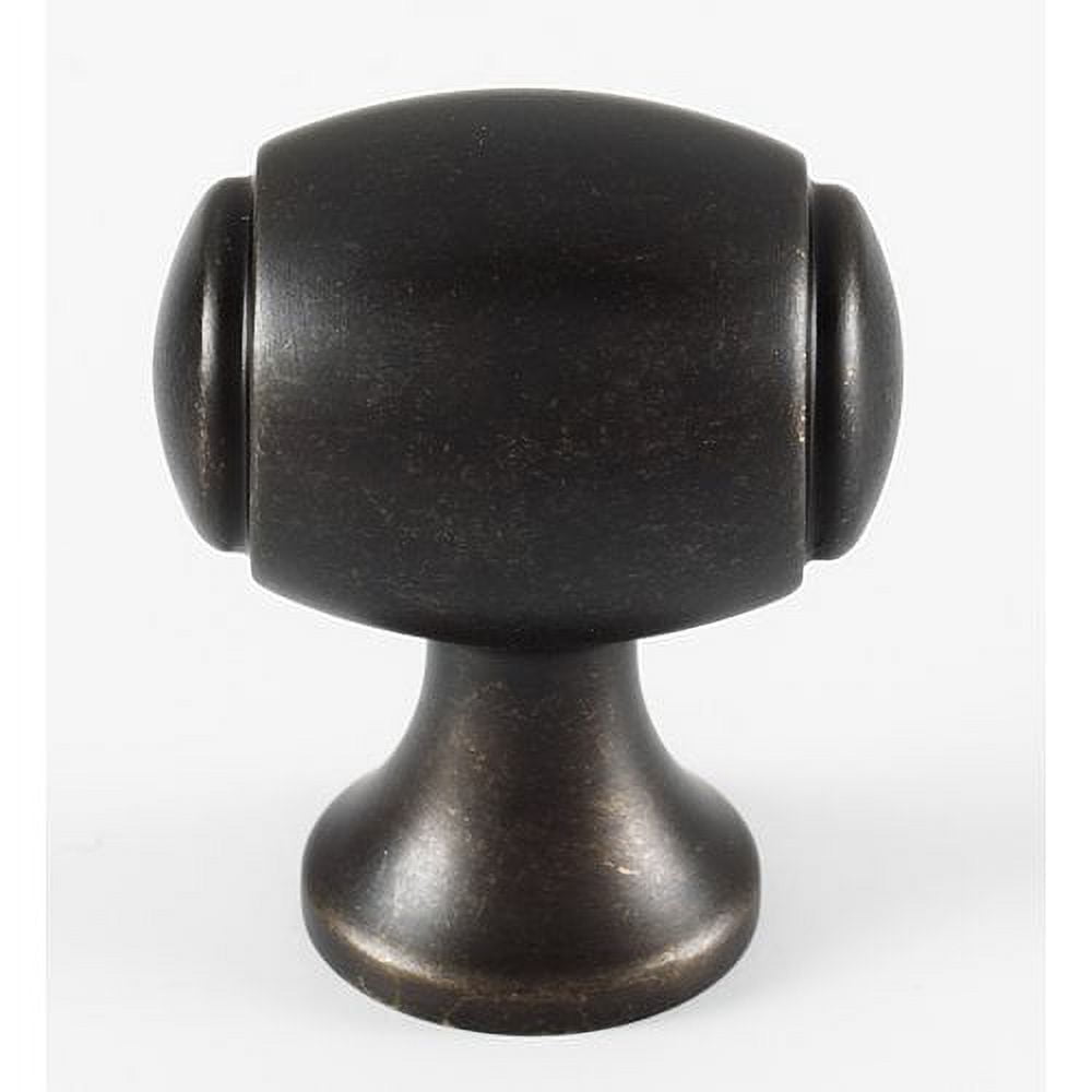Alno A981-34-BARC Royale 3/4" Estate Traditional Solid Brass Oval Cabinet Knob / Drawer