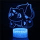 thumbnail image 3 of Figuras de anime de 22 estilos de Pokémon Pikachu Charizard, luz nocturna LED 3D que cambia de modelo, colección de lámparas con logotipo de acción, regalos creativos, 3 of 5