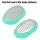 thumbnail image 3 of 3 limas para pies, removedor de callos 3 en 1, grueso y fino, elimina la piel muerta, pedicura, tono plateado verde claro, acero inoxidable ABS 430, 3 of 7