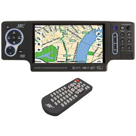 VR3 In-Dash DVD Receiver w/ 4" LCD & GPS, VRVD640G