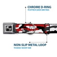 thumbnail image 5 of Buckle-Down Pet Collar, Dog Collar Metal Seatbelt Buckle, Camo Red Black Gray White, 15 to 24 Inches 1.0 Inch Wide, 5 of 8