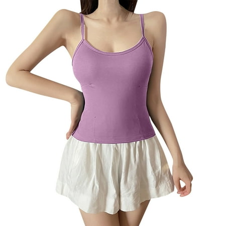 

Women Casual Spring Summer Solid Color Hollow Backless Vest Romantic Lingerie