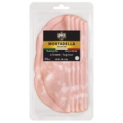 Upper Cut Sliced Mortadella Ham, 4oz Tray, 9g Protein per Serving, Ready to Eat Charcuterie Meat (Deli), Refrigerated