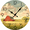 barn-5fall, variant on Eveokoki Farmhouse Wall Clock Battery Operated 10 Inch Silent Non-Ticking Wooden Wall Clocks Fence Barn Clock for Kitchen Living Room Bedroom Decor